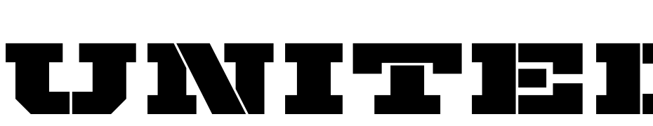United Serif Ext Stencil Font Download Free